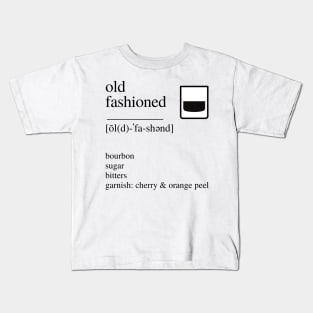 Old Fashioned cocktail Kids T-Shirt